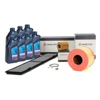 HIRSCHER Filterset + 7L ORIGINAL 5W30 Motor&ouml;l f&uuml;r BMW E81-88 125i 130i 323-330i N52 N53