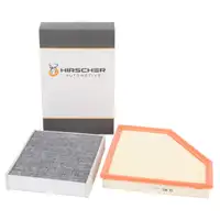HIRSCHER 2-Piece Filter Set for BMW F20, F21, F22, F23, F30, F31, F34, F32, F33, F36, B48