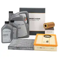 HIRSCHER Filterset + 7L ORIGINAL 0W30 Motor&ouml;l f&uuml;r AUDI RS3 8V 8Y RSQ3 F3 TTRS FV