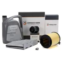 HIRSCHER Filterset + 5L ORIGINAL 0W30 Motor&ouml;l f&uuml;r VW Golf 6 Passat B6 B7 AUDI 1.2/1.4 TSI
