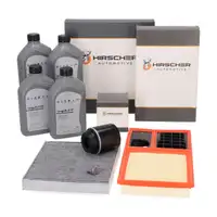 HIRSCHER Filterset + 4L ORIGINAL 0W30 Motor&ouml;l f&uuml;r VW Polo 5 SEAT Ibiza 4 1.6 BiFuel / LPG