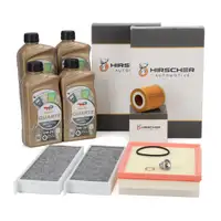 HIRSCHER Filterset 3-tlg + 4L TOTAL 0W20 f&uuml;r OPEL Astra L PEUGEOT 308 II 508 II 1.5D