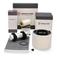 HIRSCHER Filterset Filterpaket 4-tlg f&uuml;r AUDI S4 B9 S5 F5 SQ5 FY TDI Mild Hybrid quattro