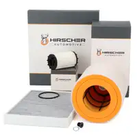 HIRSCHER Filterset Filterpaket f&uuml;r AUDI A6 C8 A7 4K 55 TFSi Mild Hybrid quattro 340 PS