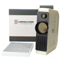 HIRSCHER Innenraumfilter + Luftfilter f&uuml;r AUDI Q7 Q8 4M VW Touareg CR 2.0/3.0 TFSI 3.0 TDI