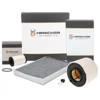 HIRSCHER Filterset Filterpaket f&uuml;r AUDI S4 RS4 B9 S5 RS5 F5 SQ5 TFSI FY 354/450 PS