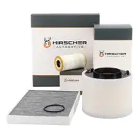 HIRSCHER Filterset Filterpaket 3-tlg f&uuml;r AUDI S4 B9 S5 F5 SQ5 FY TDI Mild Hybrid quattro