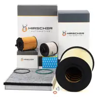 HIRSCHER Filter-Set 4-tlg f&uuml;r FORD Focus 3 C-Max 2 Kuga 2 Tourneo/Transit Connect 1.5 TDCi