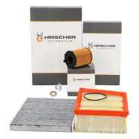 HIRSCHER Filter-Set 3-tlg f&uuml;r FORD Fiesta 7 MK7 Tourneo/Transit Courier 1.5 TDCi