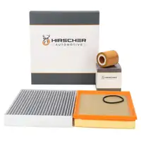 HIRSCHER Filterset Filterpaket 3-tlg f&uuml;r FORD Focus 4 Kuga 3 1.5 EcoBlue mit