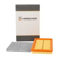 HIRSCHER Interior + Air Filter for FIAT 500 / C (312_) through 11/08 Panda (169_) 1.4 100 hp