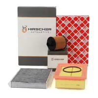 HIRSCHER Filterset Filterpaket 3-tlg f&uuml;r FIAT 500L (351_, 352_) 1.6 D Multijet 105/120 PS