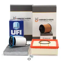 HIRSCHER 4-piece filter set for FIAT Doblo 263 and OPEL Combo X12 (up to December 2019) 1.6/2.0 D