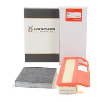 HIRSCHER Innenraum + H+B Luftfilter f&uuml;r FIAT Doblo 263 Fiorino Linea Qubo 1.3 D Multijet