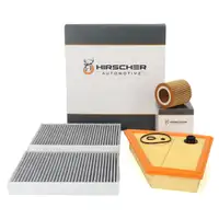 HIRSCHER Filterset Filterpaket f&uuml;r BMW 5er F10 F11 F07 520i 528i 170-245 PS N20