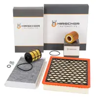 HIRSCHER Filter-Set 4-tlg f&uuml;r OPEL Signum CC Vectra C FIAT Croma 194_ 1.9 CDTI