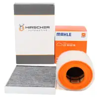 HIRSCHER Innenraumfilter + MAHLE LX3015/16 Luftfilter f&uuml;r OPEL Astra K 1.6 BiTurbo/CDTi