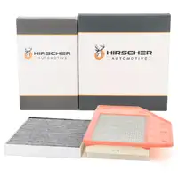 HIRSCHER Innenraumfilter + Luftfilter f&uuml;r OPEL Insignia B 1.5 1.6 Turbo 140/165/200 PS