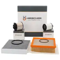 HIRSCHER Filterset 4-tlg f&uuml;r OPEL Meriva B 1.3 CDTI 75/95 PS bis 06.2012/Fgst. C4999999