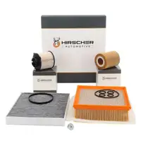 HIRSCHER Filterset 4-tlg f&uuml;r OPEL Meriva B 1.7 CDTI 100/110/131 PS ab Fgst. D4000001