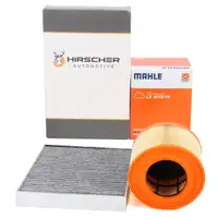 HIRSCHER Innenraumfilter + MAHLE LX3015/14 Luftfilter f&uuml;r OPEL Astra K 1.0/1.4/1.6 Turbo
