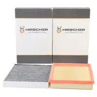 HIRSCHER Innenraumfilter + Luftfilter f&uuml;r OPEL Astra K 1.2 Turbo 110-145 PS + 1.4 Turbo