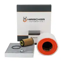 HIRSCHER Filterset 3-tlg f&uuml;r OPEL Astra K 1.6 Turbo 200 PS + 1.6 BiTurbo / CDTi 95-160 PS