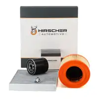 HIRSCHER Filterset f&uuml;r OPEL Astra K 1.0 Turbo 90/105 PS + 1.4 / CNG / Turbo 100-150 PS
