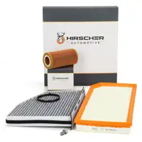 HIRSCHER Filter-Set f&uuml;r VW Golf 5 GTI Passat B6 8P 8J Leon 1P Toledo 3 Octavia 2 2.0 TFSI