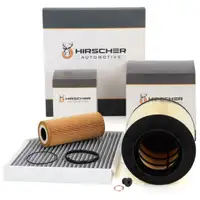 HIRSCHER Filter-Set f&uuml;r AUDI A4 S4 B8 A5 S5 8T 8F Q5 SQ5 8RB 3.0 TFSI 3.2 FSI