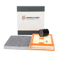 HIRSCHER Filterset 3-tlg f&uuml;r VW Polo 5 AUDI A1 8X SEAT Ibiza 3 4 Fabia 3 Rapid 1.4 TDI