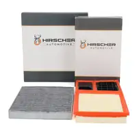 HIRSCHER Innenraumfilter + Luftfilter f&uuml;r VW Polo 5 Ibiza 4 Fabia 2 Roomster 1.4 1.6