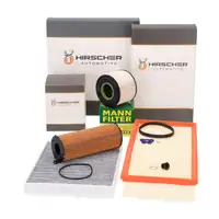 HIRSCHER Filterset 4-tlg f&uuml;r AUDI Q7 4LB PORSCHE Cayenne 9PA VW Touareg 7L 3.0 TDI