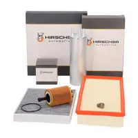 HIRSCHER Filterset Filterpaket 4-tlg f&uuml;r VW Touareg (7L) 2.5 R5 TDI 163/174 PS