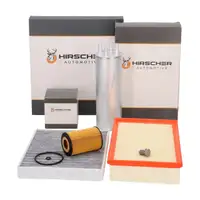 HIRSCHER Filterset Filterpaket 4-tlg f&uuml;r VW Multivan Transporter T6 2.0 TDI 84/102/180 PS