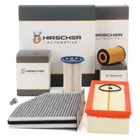 HIRSCHER Filterset 4-tlg f&uuml;r VW Sharan 7N Tiguan 5N AUDI Q3 8U SEAT Alhambra 2.0 TDI