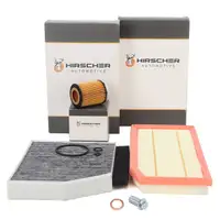 HIRSCHER Filter Set for MERCEDES W205, S205, C/A205, C257, W213, S213, C/A238, X/C253, 160-300, M264