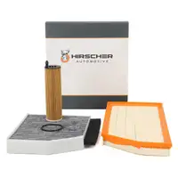 HIRSCHER Filterset 3-tlg f&uuml;r MERCEDES-BENZ W205 W206 C257 W213 X/C253 180-300d OM654