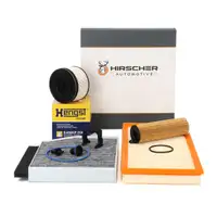 HIRSCHER Filterset 4-tlg f&uuml;r MERCEDES W205 W206 C257 W213 C/A238 X/C253 OM654 OM656