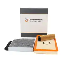 HIRSCHER Filterset 3-tlg f&uuml;r MERCEDES W205 W206 C257 W213 C/A238 X/C253 OM654 OM656