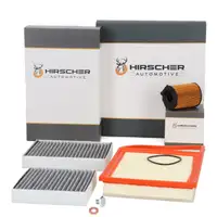 HIRSCHER 3-Piece Filter Set for CITROEN C3, C4, Cactus, DS3, and PEUGEOT 2008, 207 (1.4/1.6 HDi)