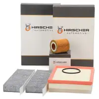 HIRSCHER Filterset 3-tlg f&uuml;r PSA C4 3 10 DS 3 2008 2 208 2 OPEL Corsa F Mokka 1.5 D