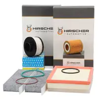 HIRSCHER Filterset 4-tlg f&uuml;r PSA C4 3 10 DS 3 2008 2 208 2 OPEL Corsa F Mokka 1.5 D