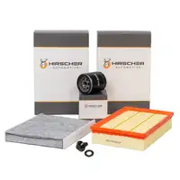 HIRSCHER Filter-Set f&uuml;r FORD Focus 2 MK2 1.8 125 PS + 2.0 145 PS bis 03.2007