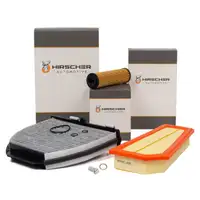 HIRSCHER Filter-Set f&uuml;r MERCEDES W204 180 Kompressor 180-250CGI W212 200/250CGI M271