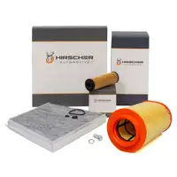 HIRSCHER Filter-Set f&uuml;r MERCEDES W211 200 Kompressor 163/184 PS + 200 NGT 163 PS