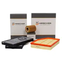 HIRSCHER Filter-Set für BMW 5er E60 E61 520i 170 PS + 525i 192 PS + 530i 231 PS M54