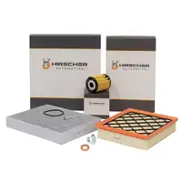 HIRSCHER Filter-Set f&uuml;r FORD Mondeo 5 MK5 1.5 TDCi 120 PS + 1.6 TDCi 115 PS