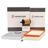 HIRSCHER Filter-Set 3-tlg f&uuml;r VW Multivan Transporter T5 1.9 TDI 2.5 TDI 84-174 PS