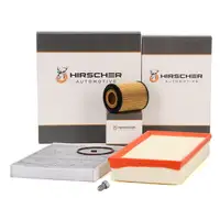 HIRSCHER Filter-Set f&uuml;r VW Touareg (7L) AUDI Q7 (4LB) PORSCHE Cayenne (9PA 92A) 3.2/3.6 V6